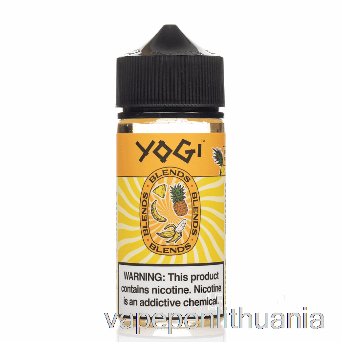 Bananų Ananasų Ledas - Jogo Mišiniai - 100ml 3mg Vape Skysčio